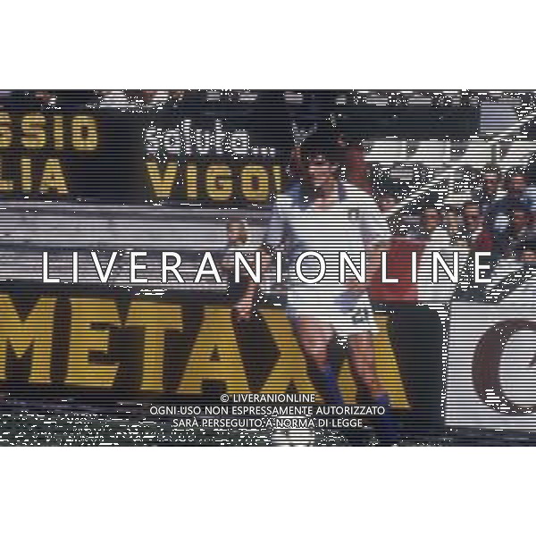 PAOLO ROSSI CALCIATORE - RETROSPETTIVA NELLA FOTO CON LA MAGLIA DELLA NAZIONALE ITALIANA ©ARCHIVIO AGENZIA ALDO LIVERANI SAS