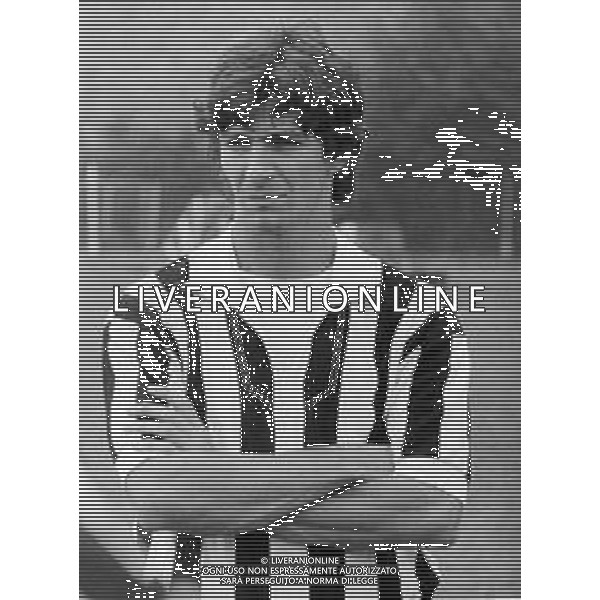 PAOLO ROSSI CALCIATORE - RETROSPETTIVA NELLA FOTO CON LA MAGLIA DELLA JUVENTUS ©ARCHIVIO AGENZIA ALDO LIVERANI SAS