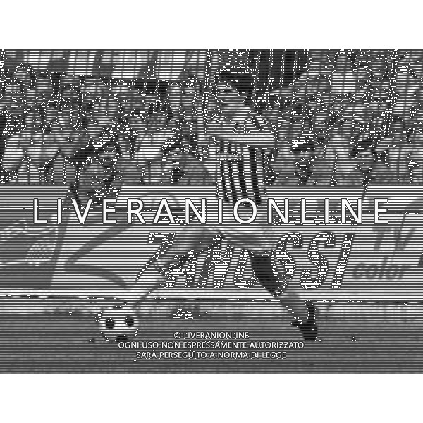 PAOLO ROSSI CALCIATORE - RETROSPETTIVA NELLA FOTO CON LA MAGLIA DELLA JUVENTUS ©ARCHIVIO AGENZIA ALDO LIVERANI SAS