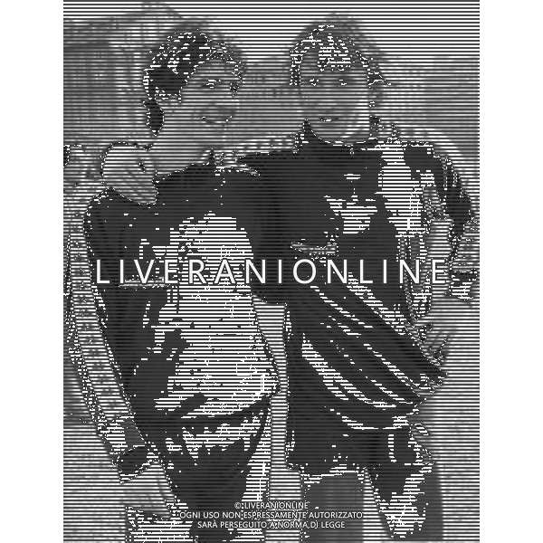 PAOLO ROSSI CALCIATORE - RETROSPETTIVA NELLA FOTO CON LA MAGLIA DELLA JUVENTUS CON CARLO OSTI ©ARCHIVIO AGENZIA ALDO LIVERANI SAS