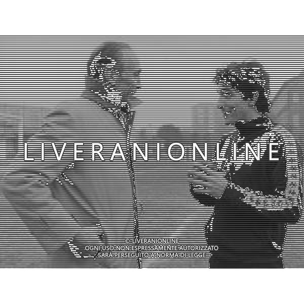 PAOLO ROSSI CALCIATORE - RETROSPETTIVA NELLA FOTO DURANTE L\'ALLENAMENTO DELLA JUVENTUS CON ENZO BEARZOT ©ARCHIVIO AGENZIA ALDO LIVERANI SAS