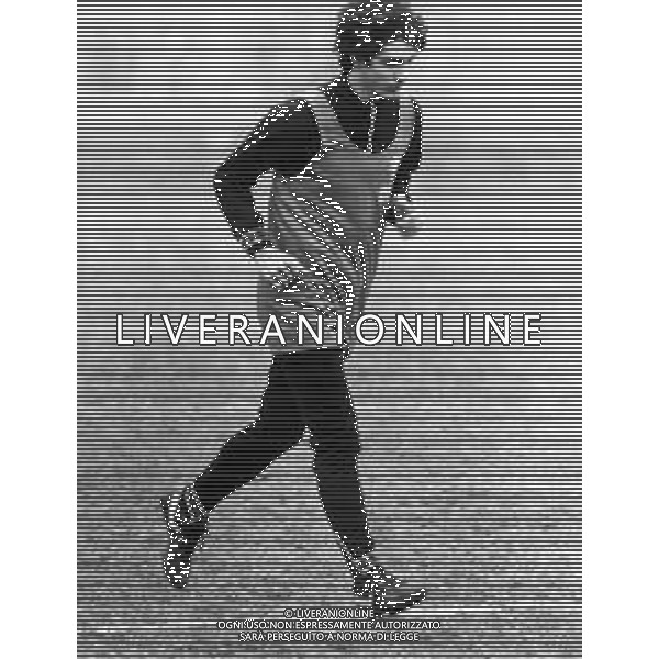 PAOLO ROSSI CALCIATORE - RETROSPETTIVA NELLA FOTO IN ALLENAMENTO CON LA MAGLIA DEL PERUGIA NEL 1979-1980 ©ARCHIVIO AGENZIA ALDO LIVERANI SAS