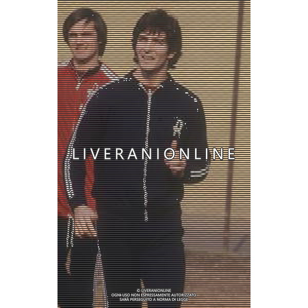PAOLO ROSSI CALCIATORE - RETROSPETTIVA NELLA FOTO IN ALLENAMENTO CON LA MAGLIA DEL LANEROSSI VICENZA ©ARCHIVIO AGENZIA ALDO LIVERANI SAS