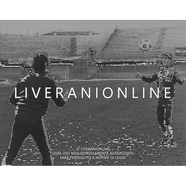 PAOLO ROSSI CALCIATORE - RETROSPETTIVA NELLA FOTO CON LA MAGLIA DEL LANEROSSI VICENZA DURANTE L\'ALLENAMENTO ©ARCHIVIO AGENZIA ALDO LIVERANI SAS