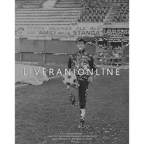 PAOLO ROSSI CALCIATORE - RETROSPETTIVA NELLA FOTO CON LA MAGLIA DEL LANEROSSI VICENZA DURANTE L\'ALLENAMENTO ©ARCHIVIO AGENZIA ALDO LIVERANI SAS