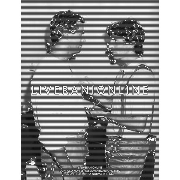 PAOLO ROSSI CALCIATORE - RETROSPETTIVA NELLA FOTO NEL 1984 CON ANTONIO CABRINI ©ARCHIVIO AGENZIA ALDO LIVERANI SAS