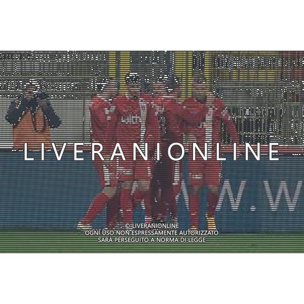 ¬© TVRG esultanza Monza dopo il gol dell\'1 a 0 di Kevin Prince Boateng Monza vs Virtus Entella Campionato Serie BKT - 12a giornata Monza 15-12-2020 U-Power Stadium foto Roberto Garavaglia/ag. Aldo Liverani sas