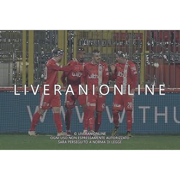 ¬© TVRG esultanza Monza dopo il gol dell\'1 a 0 di Kevin Prince Boateng Monza vs Virtus Entella Campionato Serie BKT - 12a giornata Monza 15-12-2020 U-Power Stadium foto Roberto Garavaglia/ag. Aldo Liverani sas