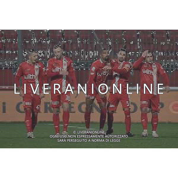 © TVRG esultanza Monza dopo il gol del 2 a 0 Kevin Prince Boateng Monza vs Virtus Entella Campionato Serie BKT - 12a giornata Monza 15-12-2020 U-Power Stadium foto Roberto Garavaglia/ag. Aldo Liverani sas