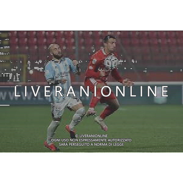 © TVRG Filippo Costa (Virtus Entella) e Giulio Donati (Monza) Monza vs Virtus Entella Campionato Serie BKT - 12a giornata Monza 15-12-2020 U-Power Stadium foto Roberto Garavaglia/ag. Aldo Liverani sas