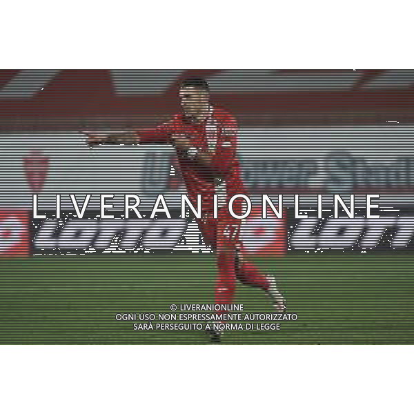 © TVRG Dany Mota Carvalho (Monza) esulta dopo il gol del 3 a 0 Monza vs Virtus Entella Campionato Serie BKT - 12a giornata Monza 15-12-2020 U-Power Stadium foto Roberto Garavaglia/ag. Aldo Liverani sas