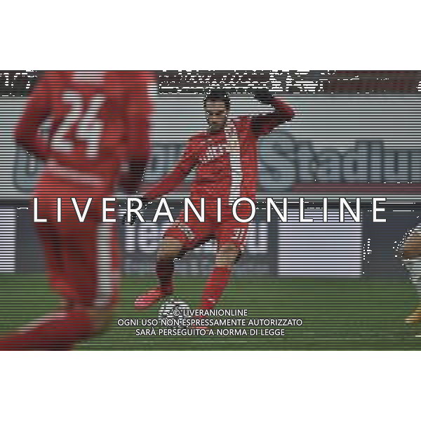 © TVRG Mario Sampirisi (Monza) DX esulta dopo il gol del 4 a 0 Monza vs Virtus Entella Campionato Serie BKT - 12a giornata Monza 15-12-2020 U-Power Stadium foto Roberto Garavaglia/ag. Aldo Liverani sas