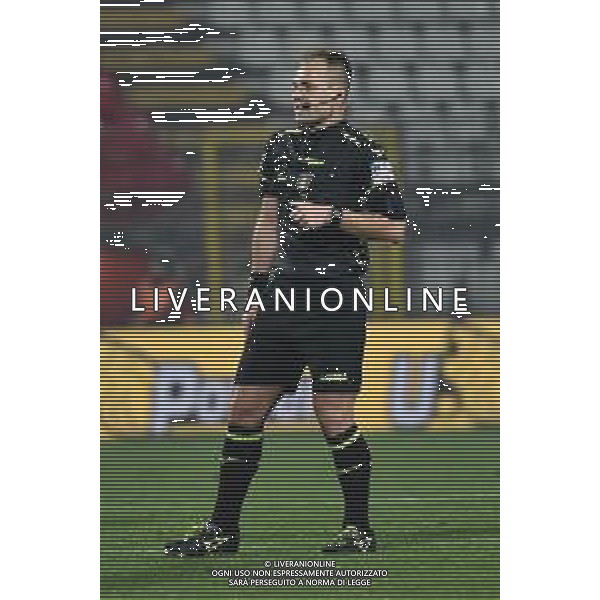 © TVRG l’arbitro Francesco Meraviglia di Pistoia Monza vs Virtus Entella Campionato Serie BKT - 12a giornata Monza 15-12-2020 U-Power Stadium foto Roberto Garavaglia/ag. Aldo Liverani sas