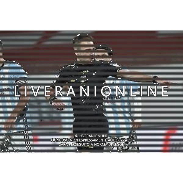 ¬© TVRG l‚Äôarbitro Francesco Meraviglia di Pistoia Monza vs Virtus Entella Campionato Serie BKT - 12a giornata Monza 15-12-2020 U-Power Stadium foto Roberto Garavaglia/ag. Aldo Liverani sas