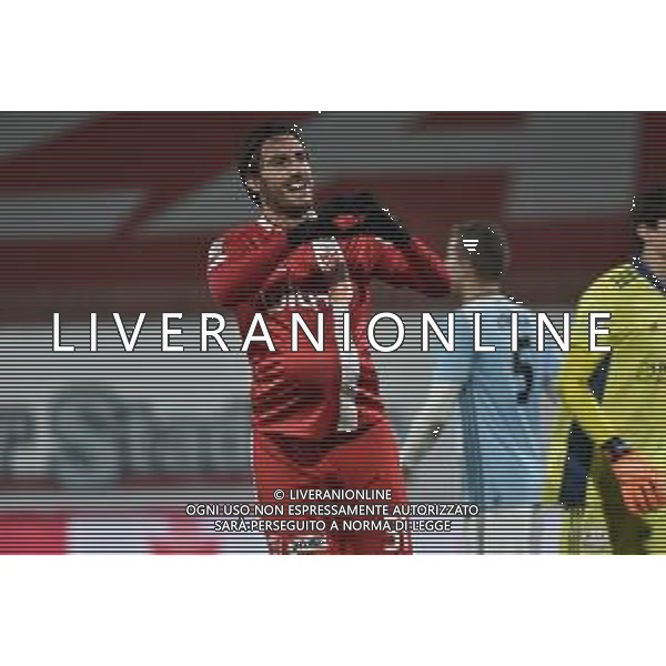 © TVRG Mario Sampirisi (Monza) Monza vs Virtus Entella Campionato Serie BKT - 12a giornata Monza 15-12-2020 U-Power Stadium foto Roberto Garavaglia/ag. Aldo Liverani sas