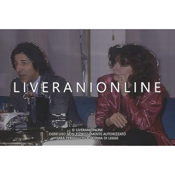 OMBRETTA COLLI, cantante, attrice italiana - RETROSPETTIVA Nella foto con il marito Giorgio Gaber a Milano nel 1985 ©Archivio Giovanni Liverani/AGENZIA ALDO LIVERANI SAS