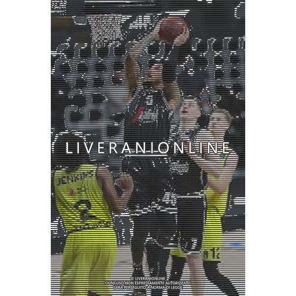 LiveMedia/Michele Nucci Virtus Segafredo Bologna vs Telenet Antwerp Giants - Basketball EuroCup Championship 2020/2021, 16 December 2020 Virtus Segafredo Arena, Bologna, Italy Photo showing: 16/12/2020 - Julian Gamble of Segafredo Virtus Bologna @LM/Michele Nucci AG ALDO LIVERANI SAS