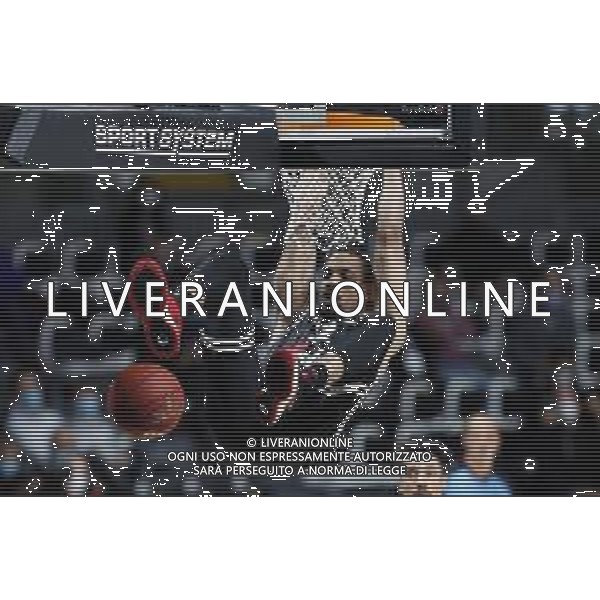 LiveMedia/Michele Nucci Virtus Segafredo Bologna vs Telenet Antwerp Giants - Basketball EuroCup Championship 2020/2021, 16 December 2020 Virtus Segafredo Arena, Bologna, Italy Photo showing: 16/12/2020 - Vince Hunter of Segafredo Virtus Bologna @LM/Michele Nucci AG ALDO LIVERANI SAS