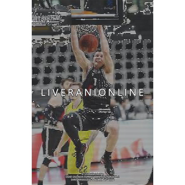 LiveMedia/Michele Nucci Virtus Segafredo Bologna vs Telenet Antwerp Giants - Basketball EuroCup Championship 2020/2021, 16 December 2020 Virtus Segafredo Arena, Bologna, Italy Photo showing: 16/12/2020 - Amar Alibegovic of Segafredo Virtus Bologna @LM/Michele Nucci AG ALDO LIVERANI SAS