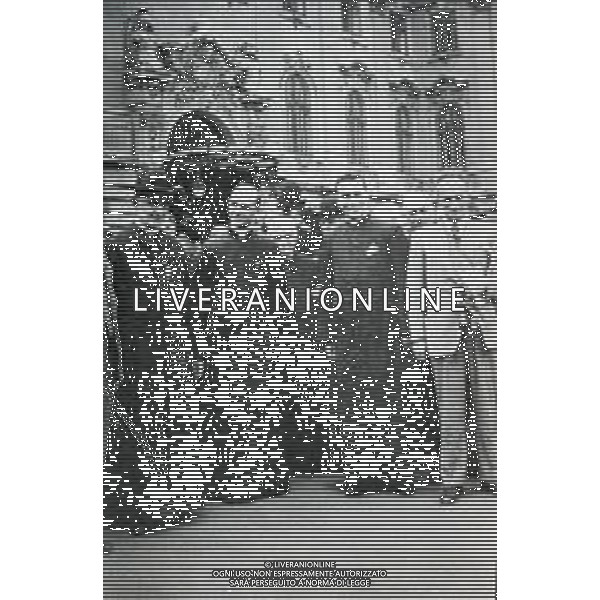 RETROSPETTIVA GIOVANNI BATTISTA ENRICO ANTONIO MARIA MONTINI -PAPA PAOLO VI NELLA FOTO GIOVANNI BATTISTA ENRICO ANTONIO MARIA MONTINI -PAPA PAOLO VI IN MISSIONE DALLA SANTA SEDE IN UNGHERIA FOTO VESPASIANI-AG ALDO LIVERANI SAS