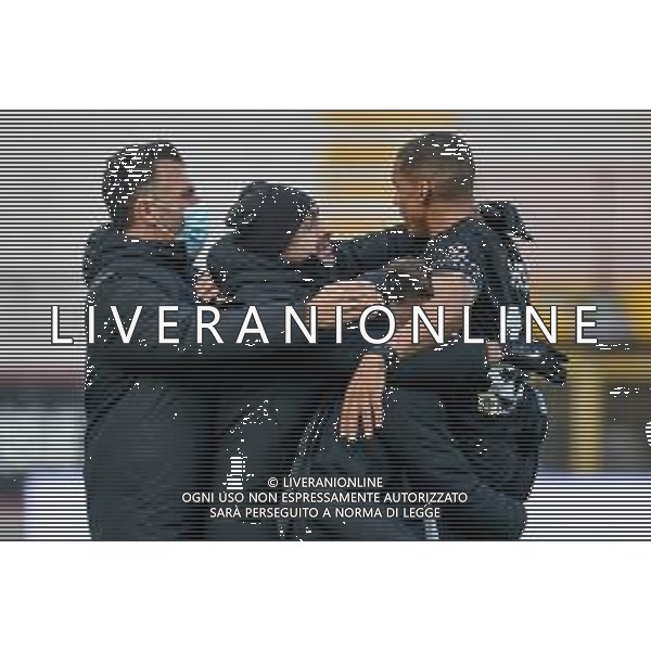 LiveMedia/Ettore Griffoni LR Vicenza vs Ascoli Calcio FC - Italian Football Championship League BKT 2020/2021, 19 December 2020 Romeo Menti stadium, vicenza, Italy Photo showing: Abdelhamid Sabiri (Ascoli) celebrates after scoring a goal of 1 - 1 @LM/Ettore Griffoni AG ALDO LIVERANI SAS