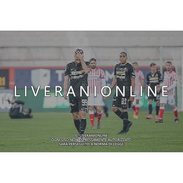 LiveMedia/Ettore Griffoni LR Vicenza vs Ascoli Calcio FC - Italian Football Championship League BKT 2020/2021, 19 December 2020 Romeo Menti stadium, vicenza, Italy Photo showing: disappointment, frustration of Riad Bajic (Ascoli) for the defeat @LM/Ettore Griffoni AG ALDO LIVERANI SAS