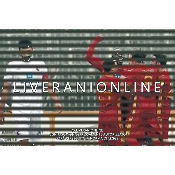 RAVENNA 19 12 2020 RAVENNA-IMOLESE CALCIO 3-2 NELLA FOTO ESULTANZA DI BENJAMIN MOKULU E DISPERAZIONE DI FILIPPO CARINI IMOLESE ©SANNA/AGENZIA ALDO LIVERANI SAS