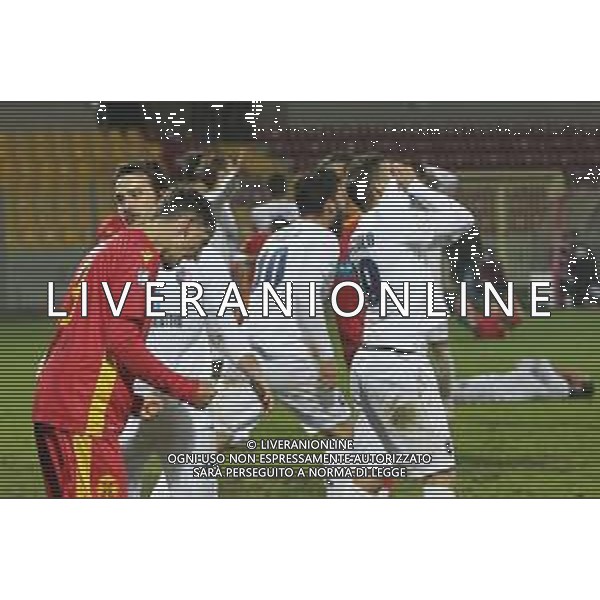 RAVENNA 19 12 2020 RAVENNA-IMOLESE CALCIO 3-2 NELLA FOTO EMILIO VANACORE RAVENNA CALCIO ESULTA E DISPERAZIONE DELL\'IMOLESE CALCIO DOPO LA PARTITA ©SANNA/AGENZIA ALDO LIVERANI SAS