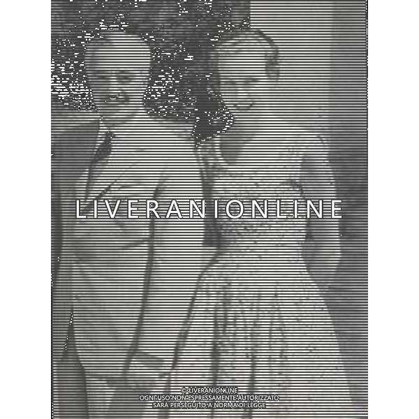 RETROSPETTIVA MARIA GABRIELLA DI SAVOIA NELLA FOTO MARIA GABRIELLA DI SAVOIA CON VITTORIO DE SICA IN UNA RIPRODUZIONE ARCHIVIO VESPASIANI -AG ALDO LIVERANI SAS  