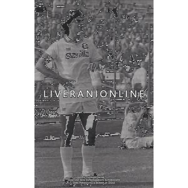 1988 AOSTA TORNEO CESARE BARETTI TORINO ROMA NELLA FOTO GIUSEPPE GIANNINI AG ALDO LIVERANI SAS