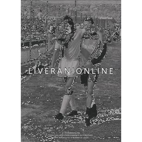 1988 AOSTA TORNEO CESARE BARETTI TORINO ROMA NELLA FOTO ANTONIO TEMPESTILLI E FRANCO TANCREDI AG ALDO LIVERANI SAS