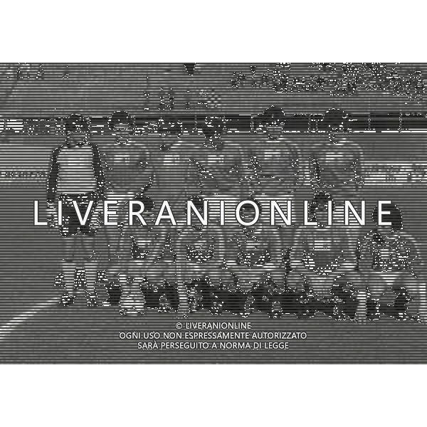 04-03-1984 VARESE CAMPIONATO DI CALCIO SERIE B VARESE SAMBENEDETTESE 1-1 NELLA FOTO LA FORMAZIONE DEL VARESE CALCIO 1983-84 AG ALDO LIVERANI SAS