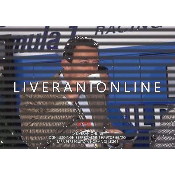 AUGUSTO FANTOZZI POLITICO ITALIANO - RETROSPETTIVA NELLA FOTO AL 16mo GRAN PREMIO DI F1 DI SAN MARINO CIRCUITO DI IMOLA 05.05.1996 ©Archivio Giovanni Liverani/AG. ALDO LIVERANI SAS