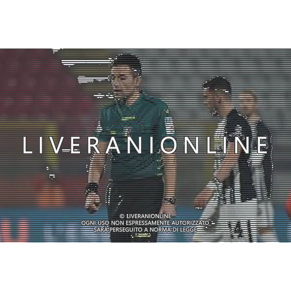 © TVRG l’arbitro Antonio Rapuano Monza vs Ascoli Campionato Serie BKT - 14a giornata Monza 22-12-2020 U-Power Stadium foto Roberto Garavaglia/ag. Aldo Liverani sas