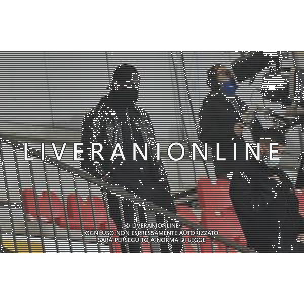 © TVRG Mario Balotelli in tribuna Monza vs Ascoli Campionato Serie BKT - 14a giornata Monza 22-12-2020 U-Power Stadium foto Roberto Garavaglia/ag. Aldo Liverani sas
