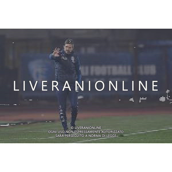 LiveMedia/Lisa Guglielmi Empoli FC vs AC Reggiana - Italian Football Championship League BKT 2020/2021, 22 December 2020 Carlo Castellani stadium, empoli, Italy Photo showing: Alessio Dionisi (Head Coach Empoli) @LM/Lisa Guglielmi AG ALDO LIVERANI SAS