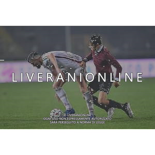 LiveMedia/Lisa Guglielmi Empoli FC vs AC Reggiana - Italian Football Championship League BKT 2020/2021, 22 December 2020 Carlo Castellani stadium, empoli, Italy Photo showing: Samuele Ricci (Empoli) and Ivan Varone (Reggiana) @LM/Lisa Guglielmi AG ALDO LIVERANI SAS