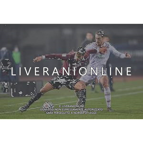 Lisa Guglielmi/LM - Empoli FC vs AC Reggiana - Italian Football Championship League BKT 2020/2021 22 December 2020 - Carlo Castellani stadium, empoli, Italy Photo showing: Samuele Ricci (Empoli) and Lorenzo Libutti (Reggiana) @LM/Lisa Guglielmi AG ALDO LIVERANI SAS