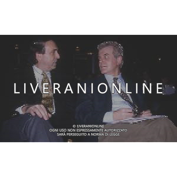 GILBERTO BENETTON IMPRENDITORE ITALIANO - RETROSPETTIVA NELLA FOTO NEL 1992 CON IVANO BEGGIO ©ARCHIVIO AG. ALDO LIVERANI SAS