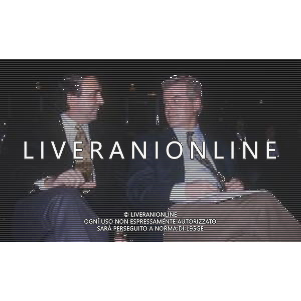 GILBERTO BENETTON IMPRENDITORE ITALIANO - RETROSPETTIVA NELLA FOTO NEL 1992 CON IVANO BEGGIO ©ARCHIVIO AG. ALDO LIVERANI SAS