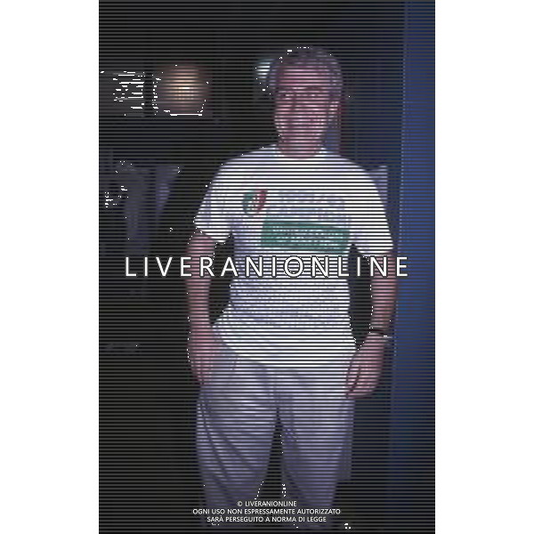 GILBERTO BENETTON IMPRENDITORE ITALIANO - RETROSPETTIVA Nella foto ai festeggiamenti per la vittoria dello scudetto della Benetton Treviso Basket campionato 1991/1992 ©ARCHIVIO AG. ALDO LIVERANI SAS