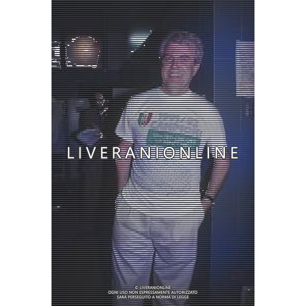 GILBERTO BENETTON IMPRENDITORE ITALIANO - RETROSPETTIVA Nella foto ai festeggiamenti per la vittoria dello scudetto della Benetton Treviso Basket campionato 1991/1992 ©ARCHIVIO AG. ALDO LIVERANI SAS
