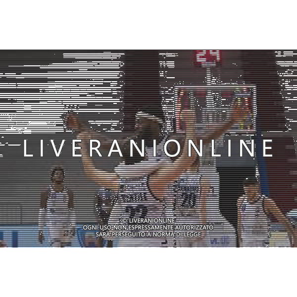 Matteo Casoni/LM - Vanoli Basket Cremona vs Banco di Sardegna Sassari - Campionato di Basket Serie A 2020/2021 23 dicembre 2020 - Sport Mario Radi, Cremona, Italia Nella foto: Esultanza di Jason Burnell della Banco Di Sardegna Sassari @LM/Matteo Casoni AG ALDO LIVERANI SAS