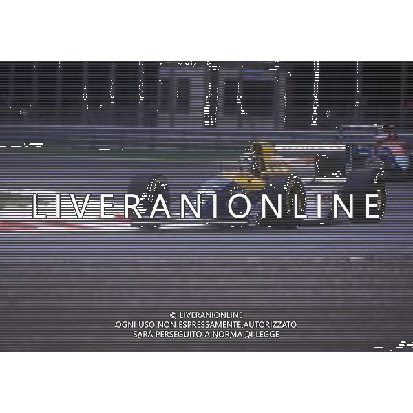 RETROSPETTIVA DAMON HILL PILOTA F1 NELLA FOTO DAMON HILL A MONZA NELL\'ANNO 1991 FOTO RECALCATI DANILO-AG ALDO LIVERANI SAS