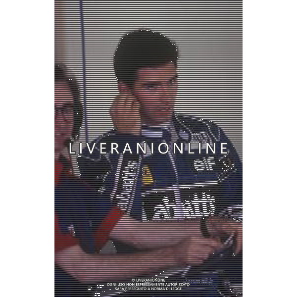 RETROSPETTIVA DAMON HILL PILOTA F1 NELLA FOTO DAMON HILL A MONZA NELL\'ANNO 1991 FOTO RECALCATI DANILO-AG ALDO LIVERANI SAS