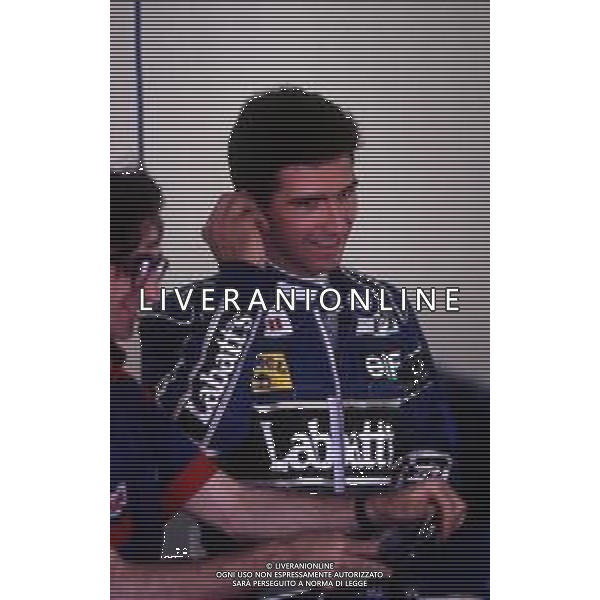 RETROSPETTIVA DAMON HILL PILOTA F1 NELLA FOTO DAMON HILL A MONZA NELL\'ANNO 1991 FOTO RECALCATI DANILO-AG ALDO LIVERANI SAS