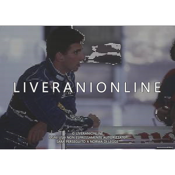 RETROSPETTIVA DAMON HILL PILOTA F1 NELLA FOTO DAMON HILL A MONZA NELL\'ANNO 1991 FOTO RECALCATI DANILO-AG ALDO LIVERANI SAS