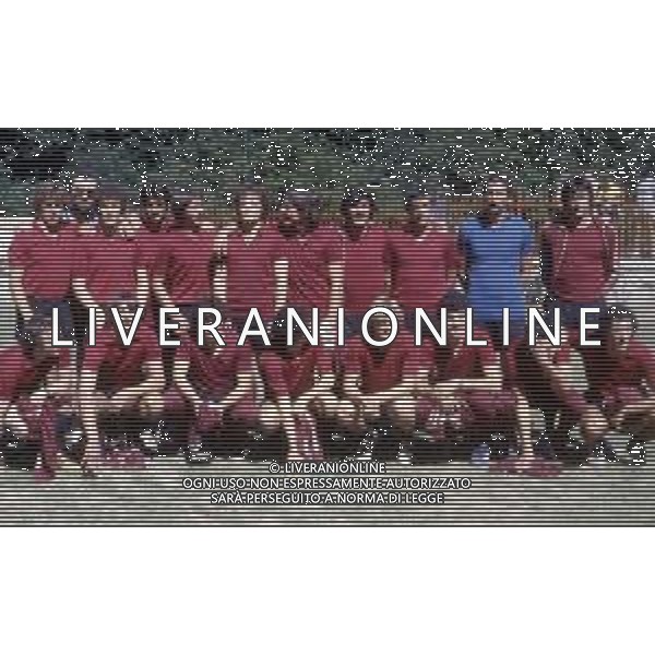 RETROSPETTIVA FORMAZIONE TORINO CALCIO NELLA FOTO LA FORMAZIONE DEL TORINO CALCIO NELL\'ANNO 1981-1982 AG ALDO LIVERANI SAS