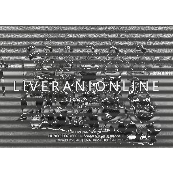 RETROSPETTIVA FORMAZIONE TORINO CALCIO NELLA FOTO LA FORMAZIONE DEL TORINO CALCIO 1981-1982 DA SIN IN PIEDI GIULIANO TERRANEO-AGATINO CUTTONE-PIETRO MARIANI-EANATO ZACCARELLI-LUIGI DANOVA-MICHAEL VAN DE KORPUT SED SA SIN PAOLO PULICI-GIUSEPPE DOSSENA-ROBERTO SALVADORI-GIACOMO FERRI E PAOLO BERUATTO AG ALDO LIVERANI SAS