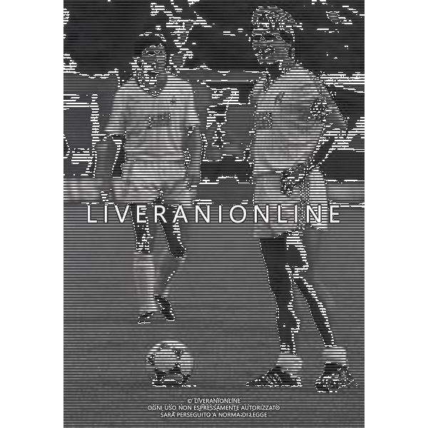 09-09-1984 MONZA COPPA ITALIA MONZA VICENZA 2-1 NELLA FOTO FRANCO CERILLI AG ALDO LIVERANI SAS